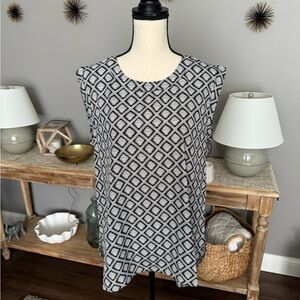 JCREW sleeveless blouse size M